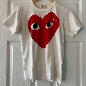 Comme des Garçons PLAY - heart T-shirt - small